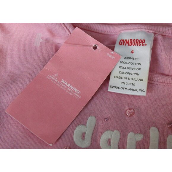 NEW 2006 Gymboree Summer Safari Darling Daughter Pink Shirt Sequins Lettuce Edge - Picture 5 of 5